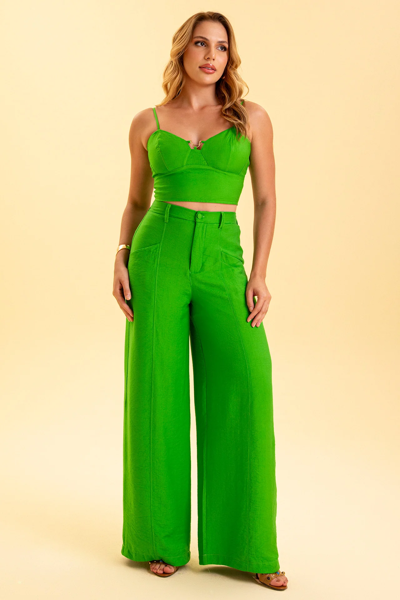 CALÇA C/ BOLSOS SUSAN FL