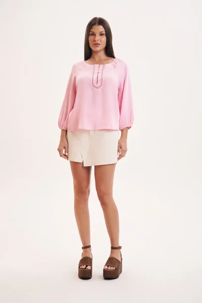 LOOK NATY C/ BLUSA E SHORT